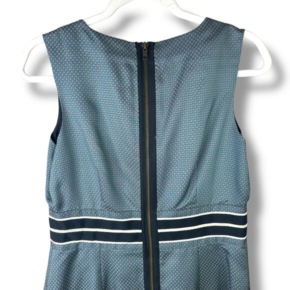An Original Penguin By Munsingwear Sleeveless Silk Pleated Tennis Mini Dress - Picture 6 of 8